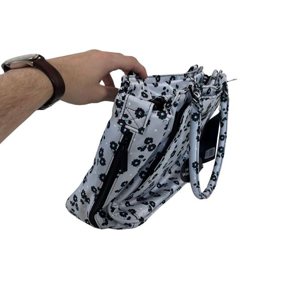 JuJuBe Diaper Bag, Be Classy, 15FB01X, Black Beauty, Floral / Blue, New w/ Tags - Picture 9 of 11